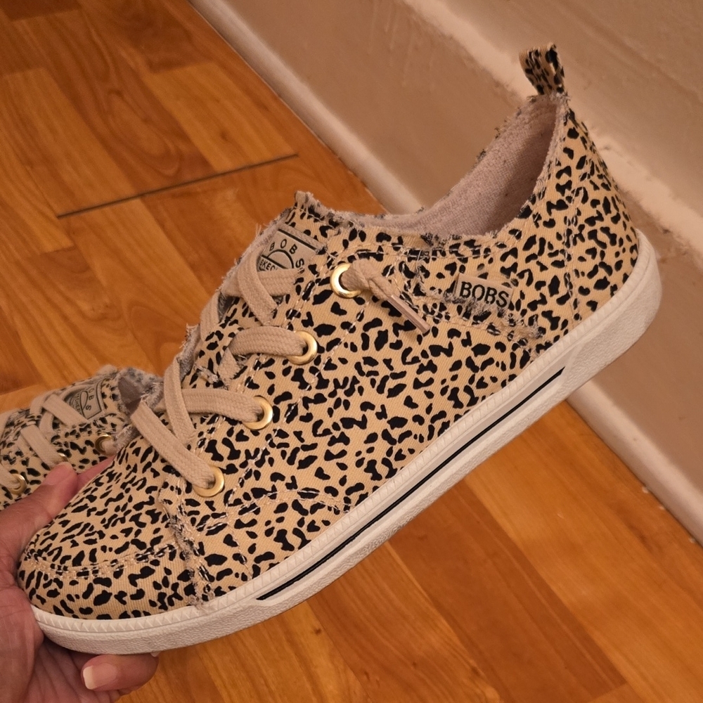 Skechers Slip On Leopard Print